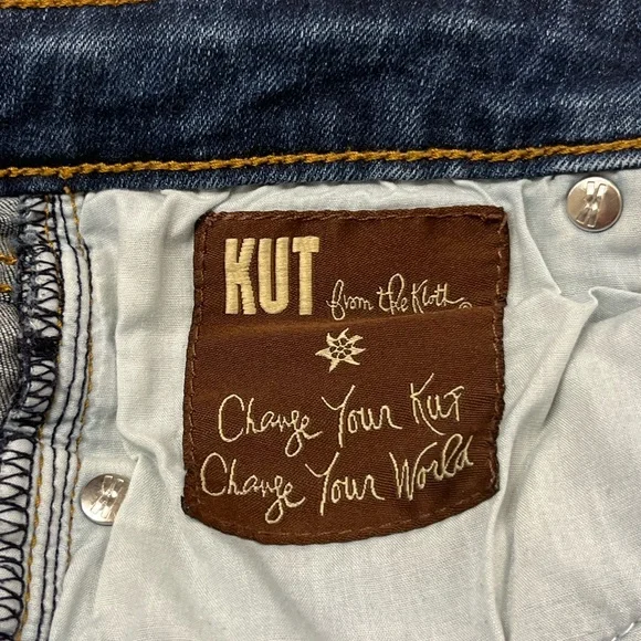 Kut from the Kloth Classic Blue Women's Toothpick Skinny Jeans Size 4 - Picture 8 of 10